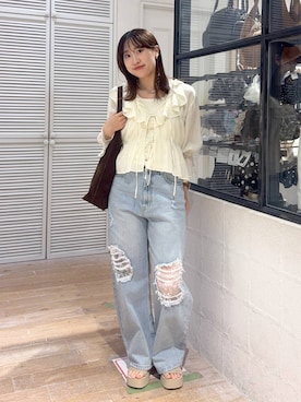 Manaさん（レディース・158cm）の春コーディネート