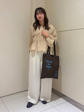 Manaさん（レディース・158cm）の春コーディネート