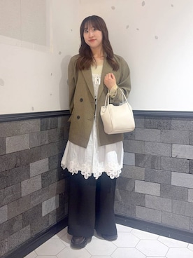 Manaさん（レディース・158cm）の春コーディネート