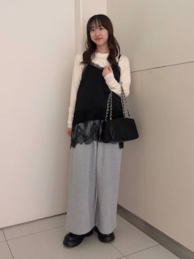 Manaさん（レディース・158cm）の春コーディネート