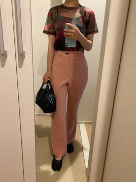 「アイテム（ブラジャー、ブラック系）」を使った、イさん（レディース・158cm）の夏コーディネート