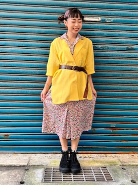 「summer」｜Jun Σ੧(❛□❛✿)さん（レディース・157cm）の夏コーディネート