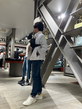 「AXSmiley」｜「アイテム（ジャケット/アウター）」を使った、IMAさん（メンズ・176cm）の秋コーディネート