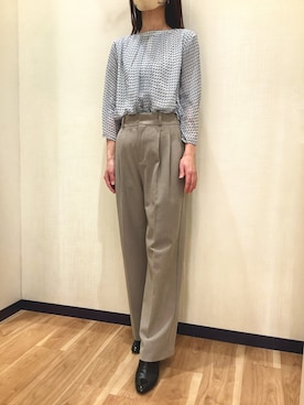 「レディースファッション」｜BRICK HOUSE by Tokyo Shirts 盛岡南イオンモール店さん（レディース・161cm）の春コーディネート