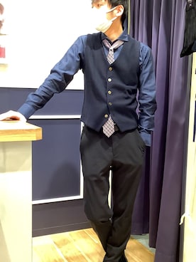 BRICK HOUSE by Tokyo Shirts 盛岡南イオンモール店さん（メンズ・175cm）の冬コーディネート