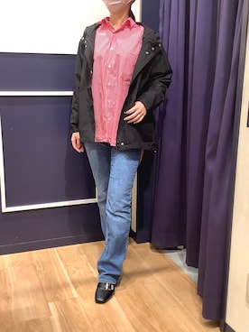 「BRICK HOUSE by TOKYO SHIRT」｜「アイテム（マウンテンパーカー）」を使った、BRICK HOUSE by Tokyo Shirts 盛岡南イオンモール店さん（レディース・158cm）の春コーディネート