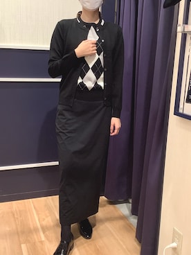 「BRICK HOUSE by TOKYO SHIRT」｜「アイテム（アンサンブル）」を使った、BRICK HOUSE by Tokyo Shirts 盛岡南イオンモール店さん（レディース・163cm）の秋コーディネート