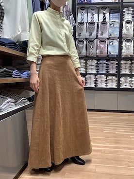 「スタンドカラー」｜BRICK HOUSE by Tokyo Shirts 盛岡南イオンモール店さん（レディース・160cm）の夏コーディネート