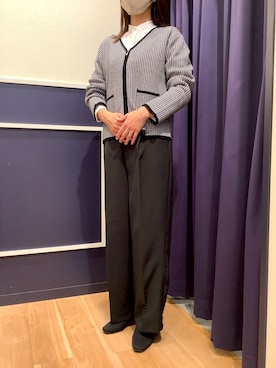 「オケージョン」｜「アイテム（ブルゾン）」を使った、BRICK HOUSE by Tokyo Shirts 盛岡南イオンモール店さん（レディース・161cm）の秋コーディネート