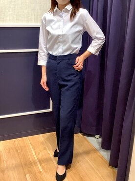 「クレリック」｜BRICK HOUSE by Tokyo Shirts 盛岡南イオンモール店さん（レディース・161cm）の秋コーディネート