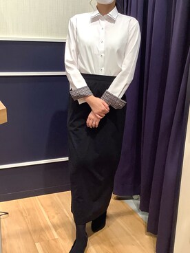 BRICK HOUSE by Tokyo Shirts 盛岡南イオンモール店さん（レディース・163cm）の冬コーディネート