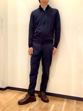 「アイテム（ビジネスシャツ）」を使った、BRICK HOUSE by Tokyo Shirts 盛岡南イオンモール店さん（メンズ・175cm）の秋コーディネート