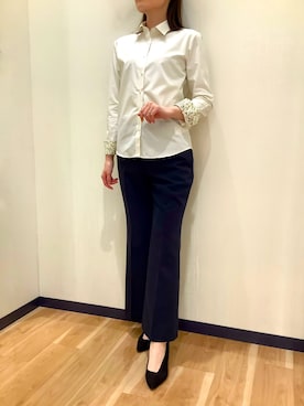 BRICK HOUSE by Tokyo Shirts 盛岡南イオンモール店さん(レディース・163cm)の冬コーディネート