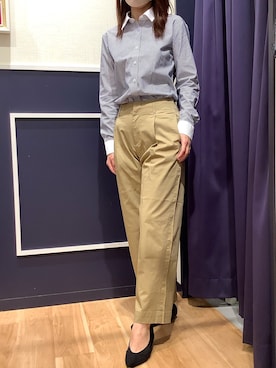 「ミッキー」｜BRICK HOUSE by Tokyo Shirts 盛岡南イオンモール店さん（レディース・161cm）の秋コーディネート
