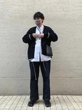 「ごきげんウィーク」｜「アイテム（その他シューズ）」を使った、taKa_さん（メンズ・176cm）の春コーディネート