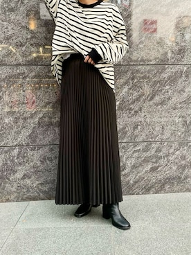 「Uiscel（ユイセル）のアイテム」を使った、ayakaさん（レディース・163cm）の冬コーディネート
