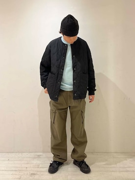 「冬の差し色コーデ」｜「アイテム（ジャケット/アウター）」を使った、suke さん（メンズ・177cm）の冬コーディネート