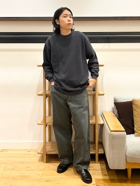 「LACOSTE（ラコステ）のアイテム」を使った、小林優介さん（メンズ・177cm）の秋コーディネート