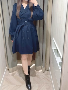 「TITTY&CO.（ティティーアンドコー）のアイテム（ジャケット/アウター）」を使った、norika🌙🤍さん（レディース・158cm）の冬コーディネート