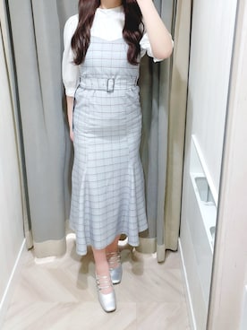 「titty＆Co. PETIT by poyo（ティティーアンドコープティバイポヨ）のアイテム（シャツ/ブラウス）」を使った、norika🌙🤍さん（レディース・158cm）の春コーディネート