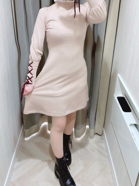 ワンピース ピンク系 を使った ガーリーカジュアル の人気ファッションコーディネート Wear