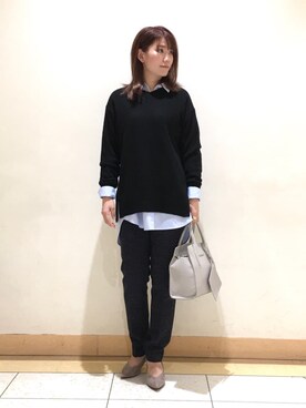 「セレモニーコーデ」｜「アイテム（その他）」を使った、mayutaさん（レディース・158cm）の冬コーディネート