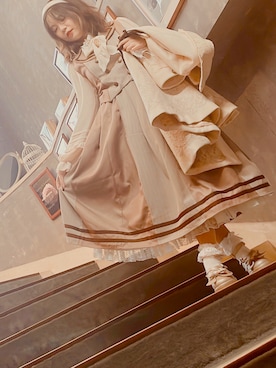 「axes femme（アクシーズファム）のアイテム（その他アウター）」を使った、Midoriさん（レディース・153cm）の冬コーディネート