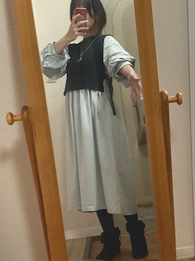 「Divalo（ディバロ）のアイテム」を使った、むまkさん（レディース・162cm）の冬コーディネート