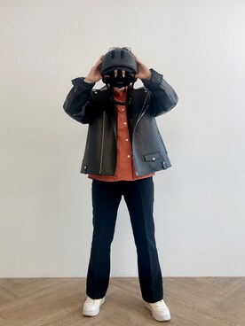 「STYLENANDA（スタイルナンダ）のアイテム（ジャケット/アウター）」を使った、JUジュさん（レディース・160cm）の冬コーディネート
