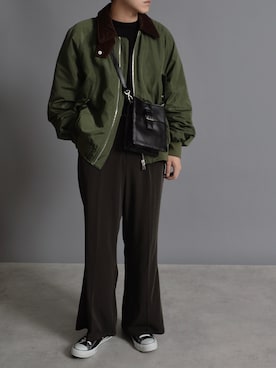 「インスタフォローしてね！」｜SYOUYAさん（メンズ・173cm）の冬コーディネート