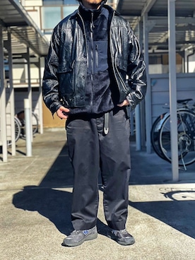 「ストリートファッション」｜「アイテム（その他アウター）」を使った、locksnapbroさん（メンズ・170cm）の冬コーディネート