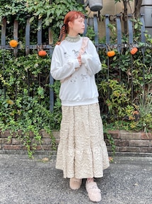 rumpleティアードキャミワンピース｜メリージェニー（merry jenny