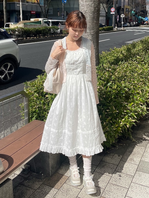 satin ribbon stitch sneaker（スニーカー）｜merry jenny（メリー