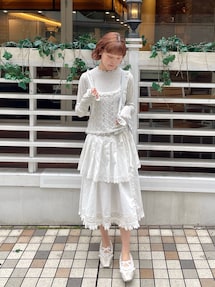 merry jenny pleats apron layered スカート pleats apron layered skirt｜メリージェニー（merry jenny）公式通販