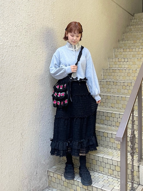 セール】クロシェティアードポシェット（ショルダーバッグ）｜merry