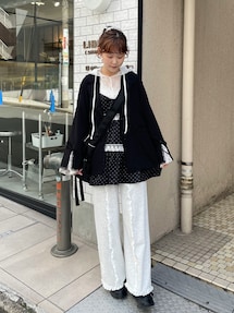 lace slit ribbon jacket　merry jenny lace slit ribbon jacket｜メリージェニー（merry jenny）公式通販