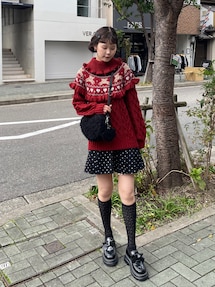 bear yoke knit tops｜メリージェニー（merry jenny）公式通販｜RUNWAY