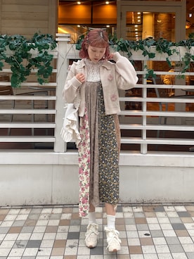 「アイテム（ワンピース/ドレス）」を使った、ayuさん（レディース・166cm・20代）の秋コーディネート