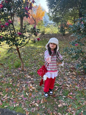 「アイテム（トップス）」を使った、himi0606さん（キッズ・110cm）の秋コーディネート