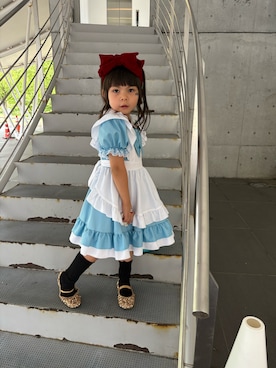 「アイテム（バレエシューズ）」を使った、himi0606さん（キッズ・110cm）の秋コーディネート