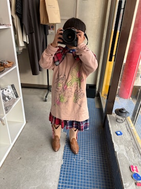 「アイテム（ワンピース）」を使った、himi0606さん（キッズ・110cm）の冬コーディネート