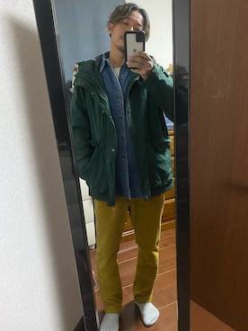 「FREAK'S STORE（フリークスストア）のアイテム（マウンテンパーカー）」を使った、Hayatoさん（メンズ・170cm）の冬コーディネート