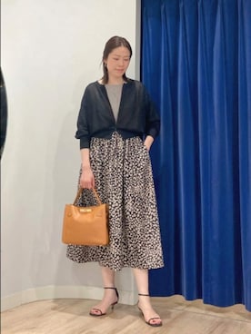 「ドッキングワンピ」｜Itaniさん（レディース・163cm）の秋コーディネート