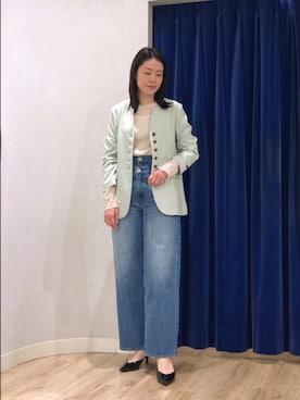 「upperhights（アッパーハイツ）のアイテム」を使った、Itaniさん（レディース・163cm）の冬コーディネート