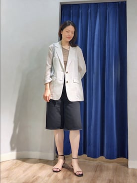 「grace grace （グラスグラス）のアイテム」を使った、Itaniさん（レディース・163cm）の夏コーディネート