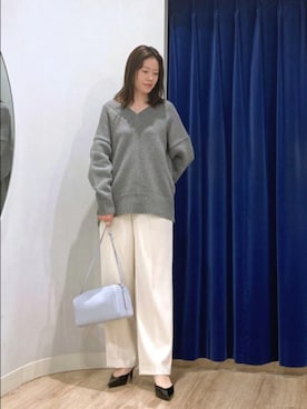 「アイテム（その他アウター）」を使った、Itaniさん（レディース・163cm）の冬コーディネート