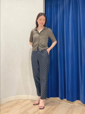 「アイテム（チョーカー）」を使った、Itaniさん（レディース・163cm）の夏コーディネート