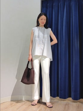 「grace grace （グラスグラス）のアイテム」を使った、Itaniさん（レディース・163cm）の夏コーディネート