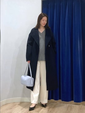 「アイテム（その他アウター）」を使った、Itaniさん（レディース・163cm）の冬コーディネート