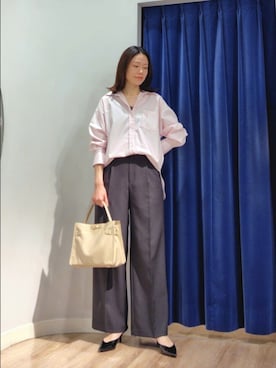 「NOLLEY’S（ノーリーズ）のアイテム」を使った、Itaniさん（レディース・163cm）の春コーディネート